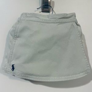 Ralph Lauren Baby Skort 6-12 Months Khaki NWOT
